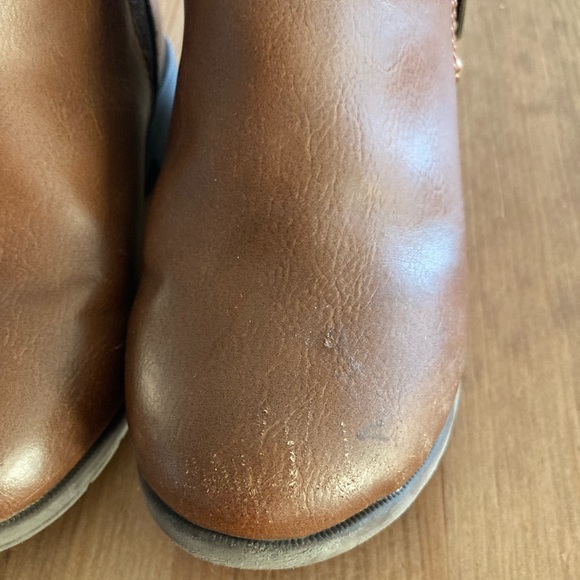 Stride Rite Lucy Boot 7.5T toddler girl in Mauve/Brown - Picture 7 of 14